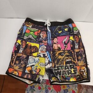 Star Wars Mens Board‎ Shorts XL Comic Book Print Swim Trunks Darth Vader